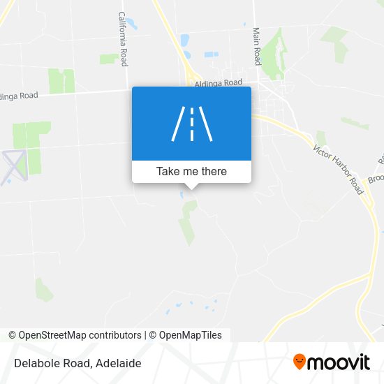 Delabole Road map