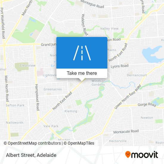 Albert Street map