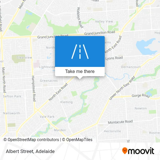 Albert Street map