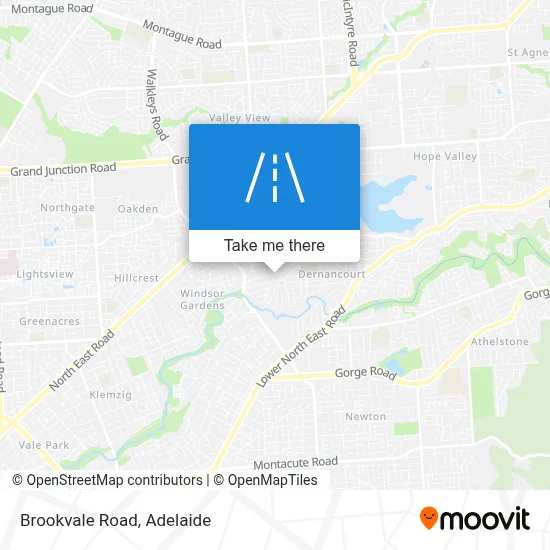 Brookvale Road map