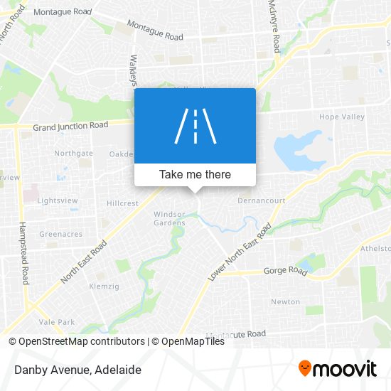 Danby Avenue map