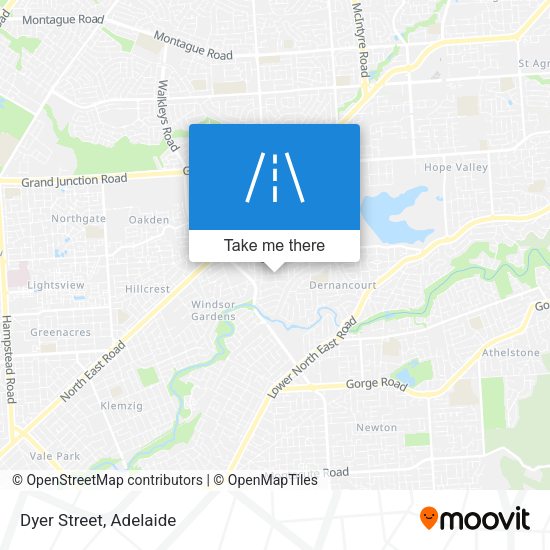Dyer Street map