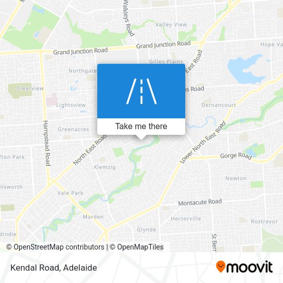 Kendal Road map