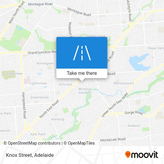 Knox Street map