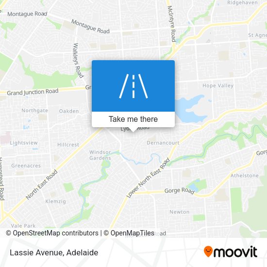 Lassie Avenue map