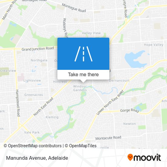 Manunda Avenue map