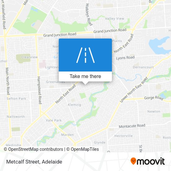 Metcalf Street map