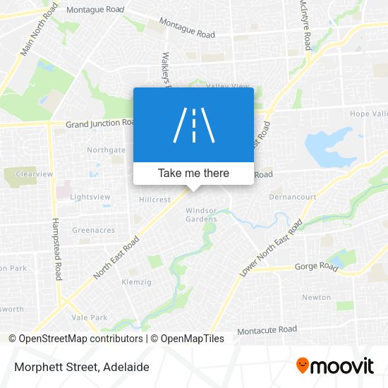 Morphett Street map