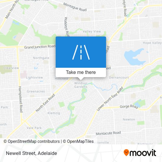 Newell Street map