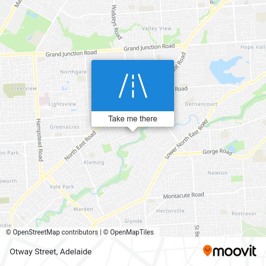 Otway Street map