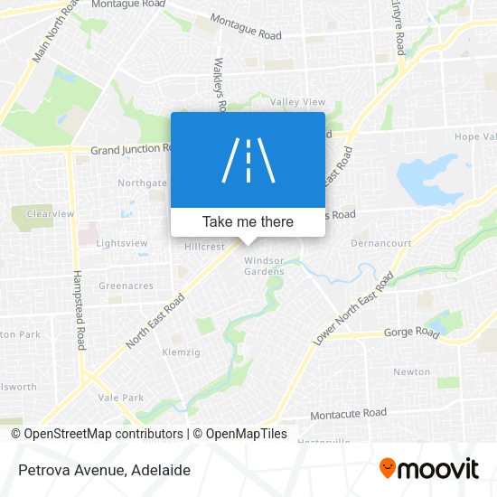 Petrova Avenue map