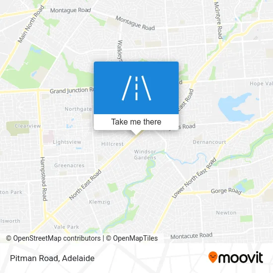 Pitman Road map