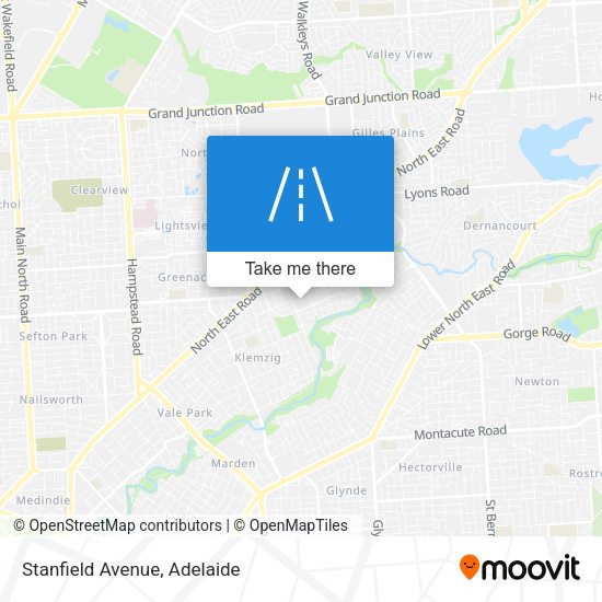 Stanfield Avenue map