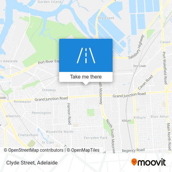 Clyde Street map