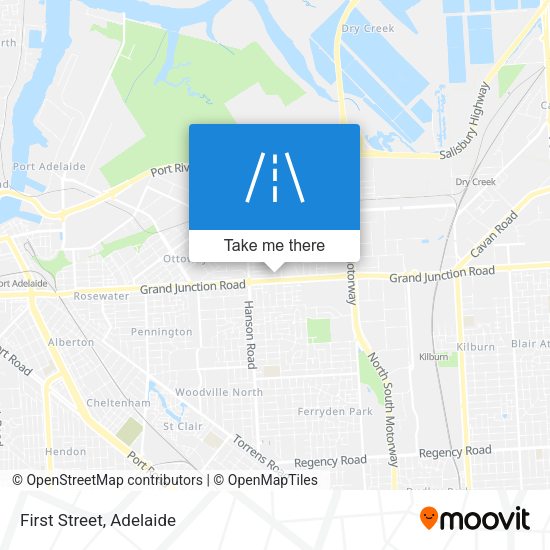 First Street map