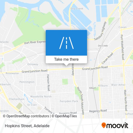 Hopkins Street map