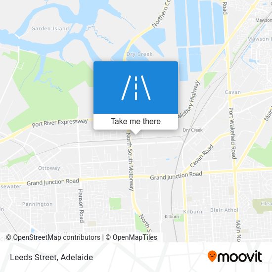 Leeds Street map