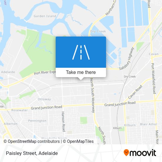 Paisley Street map