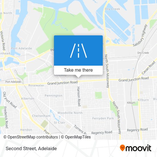 Second Street map