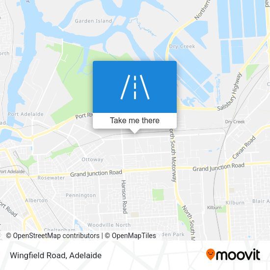 Wingfield Road map