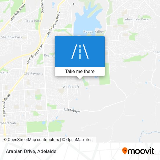 Arabian Drive map