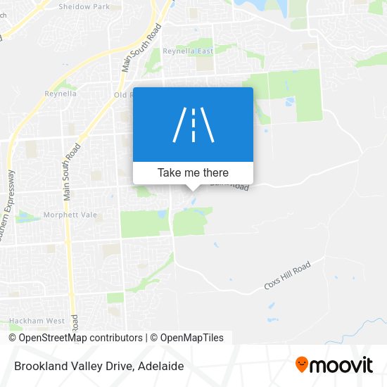 Brookland Valley Drive map