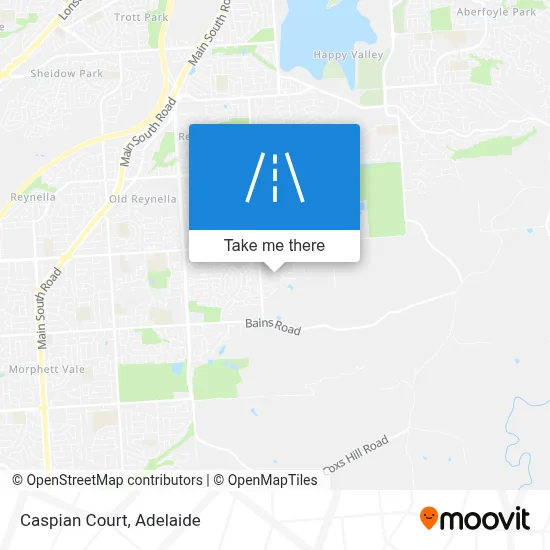 Caspian Court map