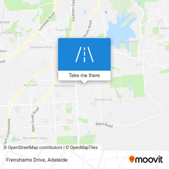 Frenshams Drive map