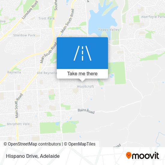 Hispano Drive map