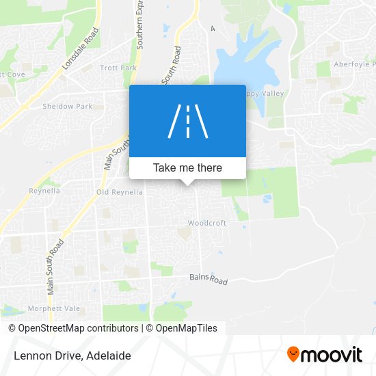 Lennon Drive map