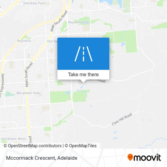 Mccormack Crescent map