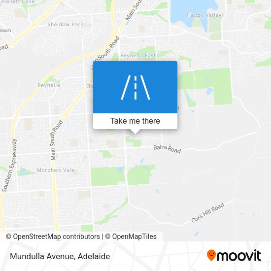 Mundulla Avenue map