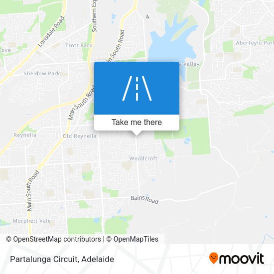 Partalunga Circuit map