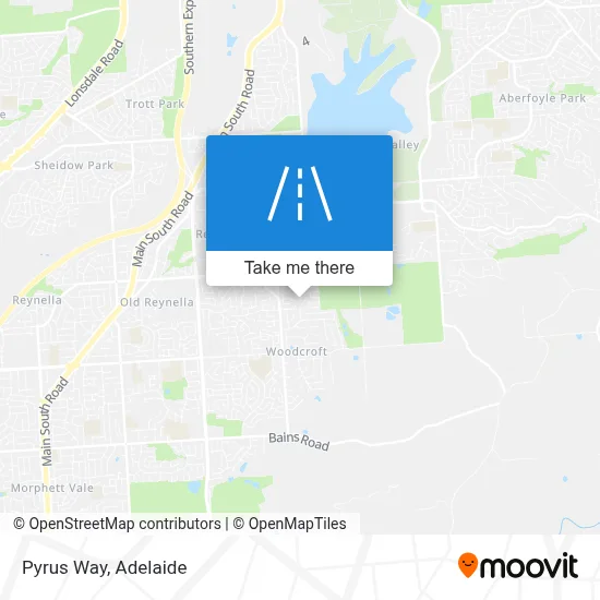 Mapa Pyrus Way
