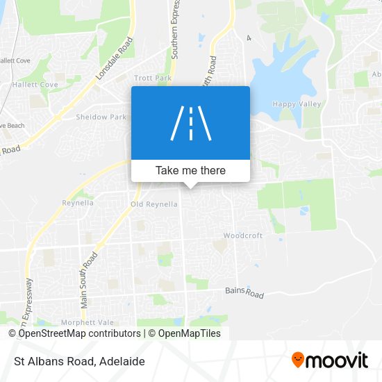St Albans Road map