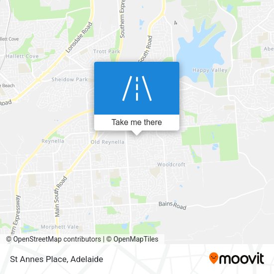 St Annes Place map