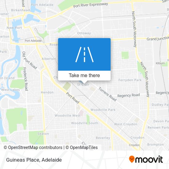 Guineas Place map