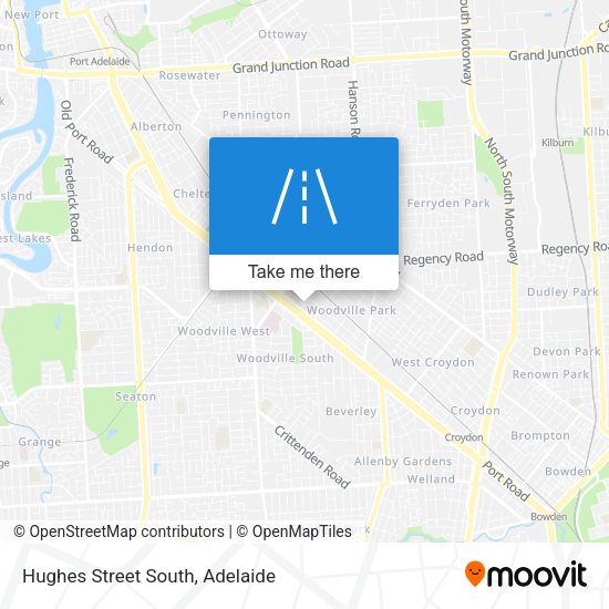 Hughes Street South map