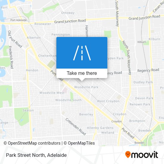 Park Street North map