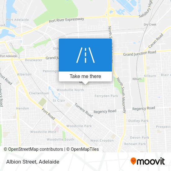 Albion Street map