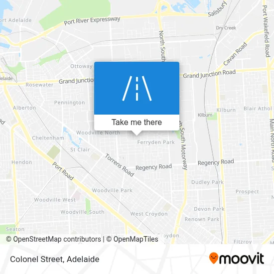 Mapa Colonel Street