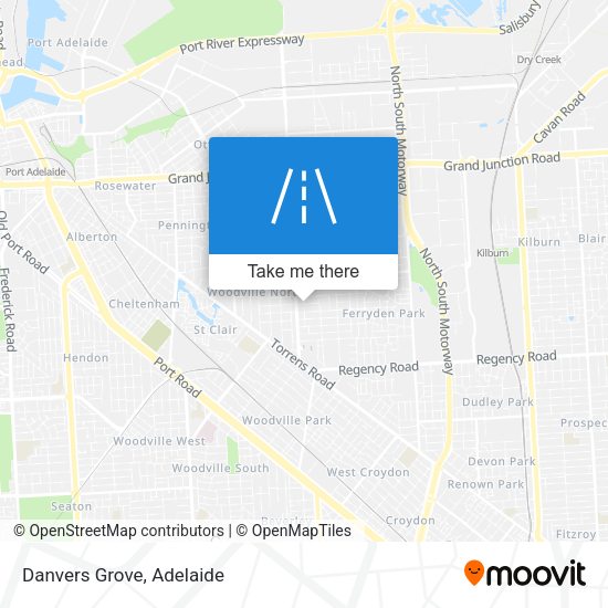 Danvers Grove map