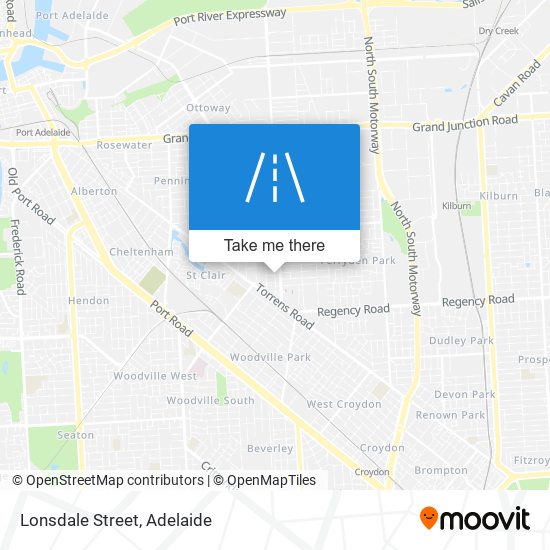 Lonsdale Street map