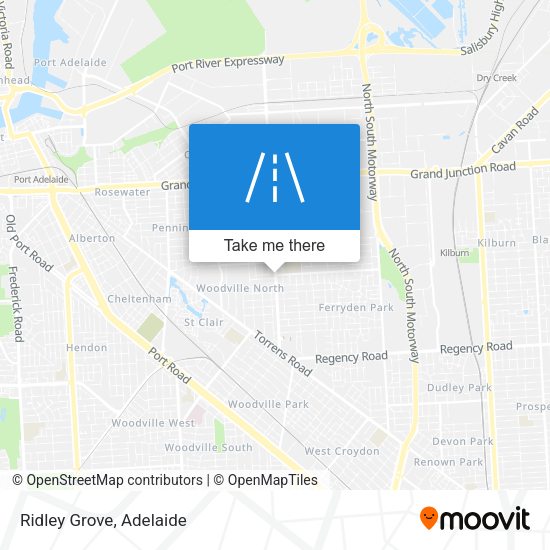 Ridley Grove map