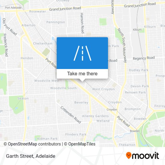 Garth Street map