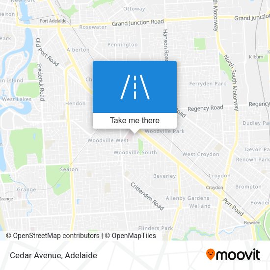 Cedar Avenue map