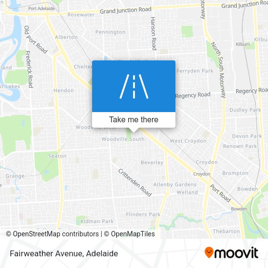 Fairweather Avenue map