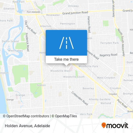Holden Avenue map