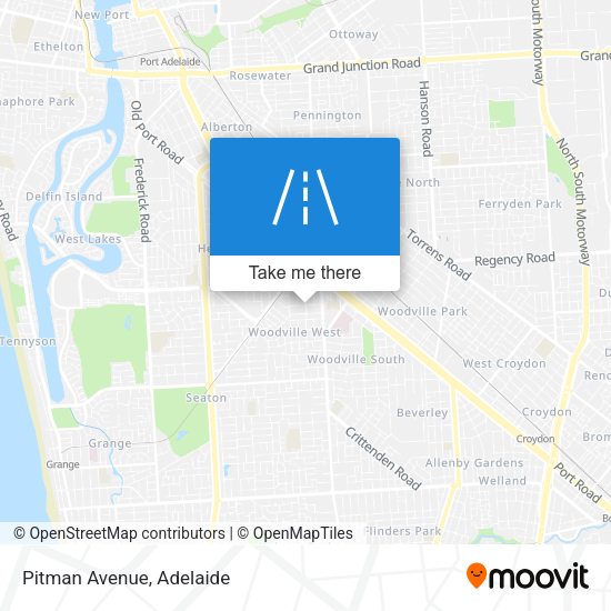 Pitman Avenue map