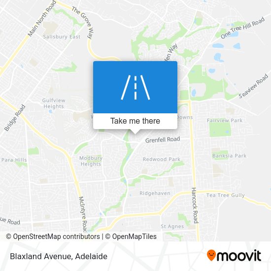 Blaxland Avenue map